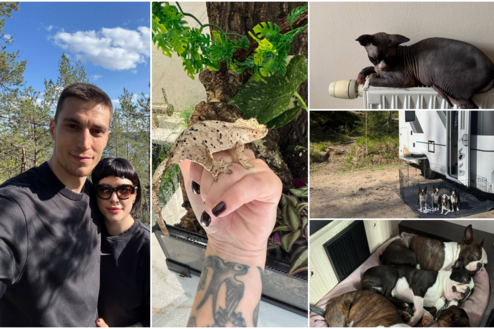 Klemen Čebulj o domowym mini zoo: Zwierzęta to nasz styl życia