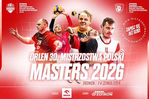 ORLEN Mistrzostwa Polski Masters kobiet i mężczyzn w piłce siatkowej znowu w Drzonkowie. Czas na zgłoszenia drużyn!