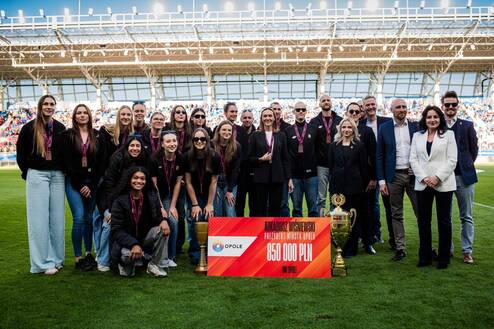 Siatkarki UNI Opole nagrodzone po historycznym medalu!