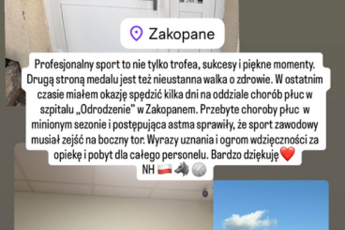Problemy zdrowotne nie opuszczają Norberta Hubera