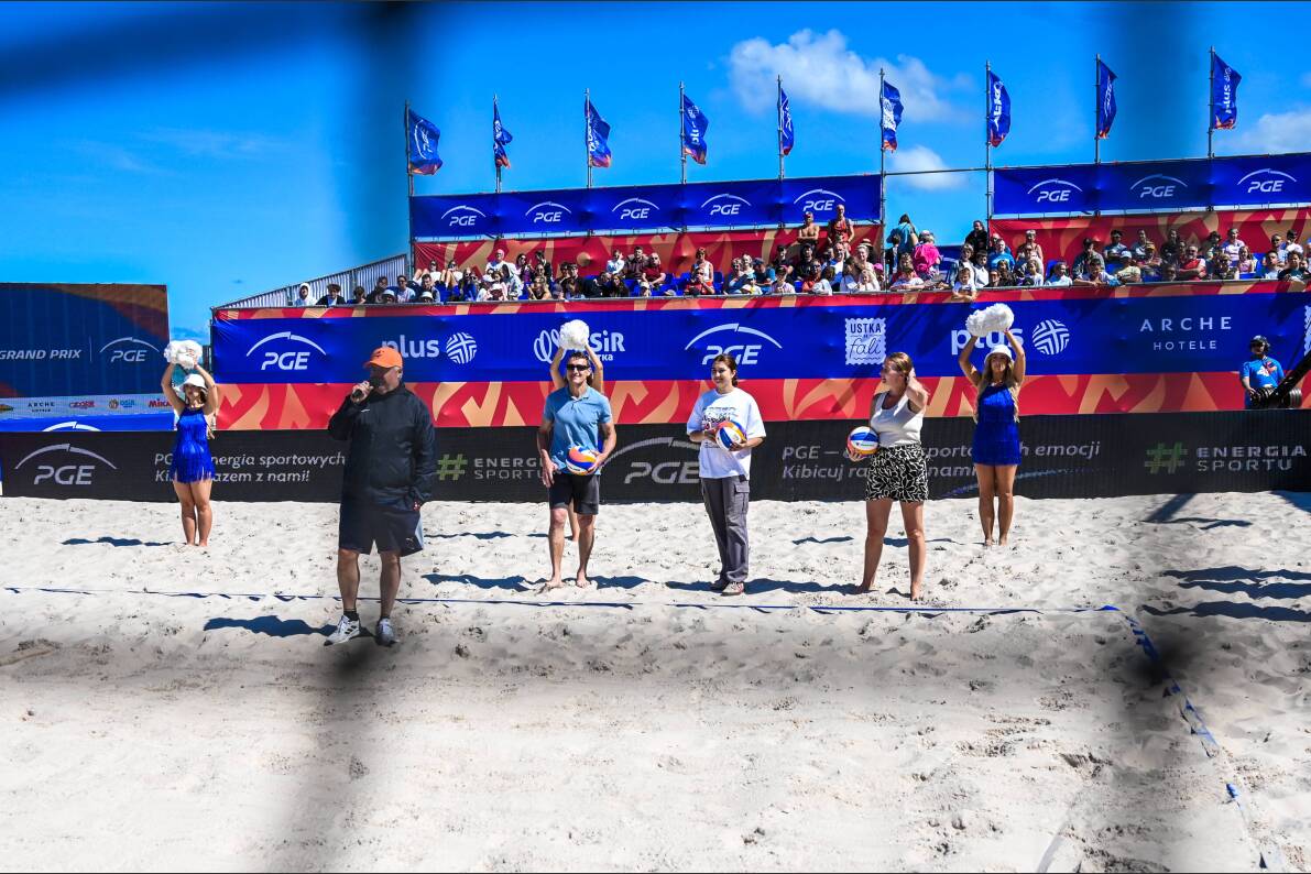 Dziś na plaży w Ustce zameldowali się panowie. Finał Grand prix PGE już jutro [ZDJĘCIA]