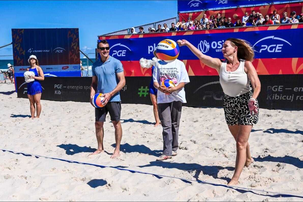 Dziś na plaży w Ustce zameldowali się panowie. Finał Grand prix PGE już jutro [ZDJĘCIA]